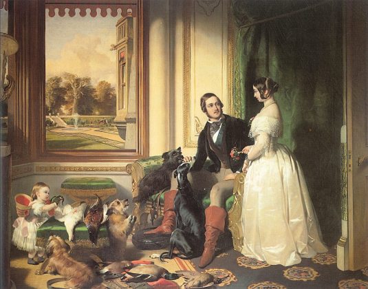 Painting of Albert and Victoria